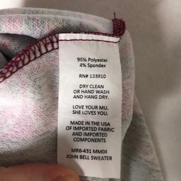 NWT show me your mumu John bell sweater tunic - Picture 6 of 7